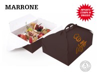 SCATOLE PORTA PASTE PERSONALIZZATE MARRONE
